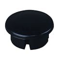 1-1/4" Schedule 40 Black PVC Furniture Grade Socket Internal Dome Cap