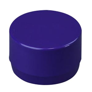 1-1/4" Schedule 40 Purple PVC Furniture-Grade Socket External Cap