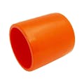 1-1/4" Schedule 40 Orange PVC Furniture-Grade Socket External Straight Coupling