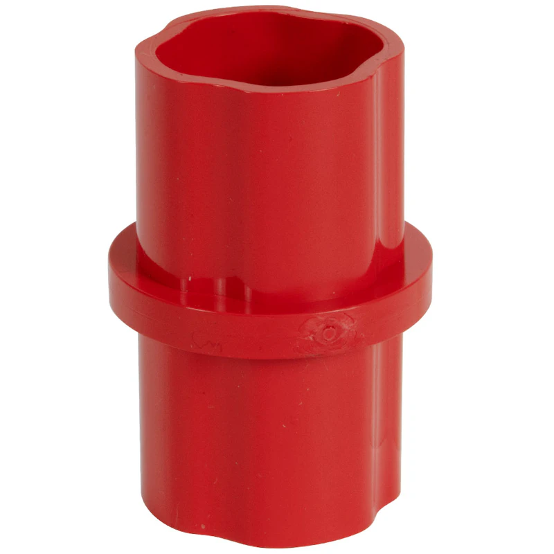 Colored Schedule 40 Furniture-Grade PVC Socket Internal Straight Couplings