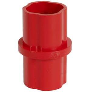 Colored Schedule 40 Furniture Grade PVC Socket Internal Straight Couplings