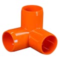 1-1/4" Schedule 40 Orange PVC Furniture Grade Socket 3-Way Elbow