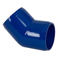 1-1/4" Schedule 40 Blue PVC Furniture-Grade Socket 45° Elbow