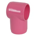 1-1/4" Schedule 40 Pink PVC Furniture Grade Socket Slip Tee