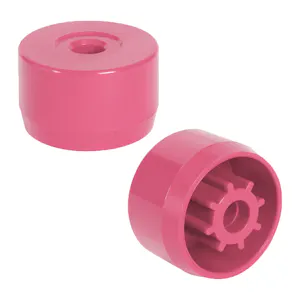 Green PVC Fitting Adapter Cap for 7/16
