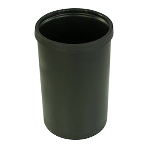 10 Gallon Black Heavy Weight Tamco® Tank - 13" Dia. x 21" Hgt. (Cover Sold Separately)