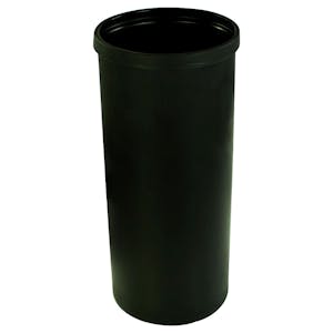 15 Gallon Black Heavy Weight Tamco® Tank - 13" Dia. x 30" Hgt. (Cover Sold Separately)