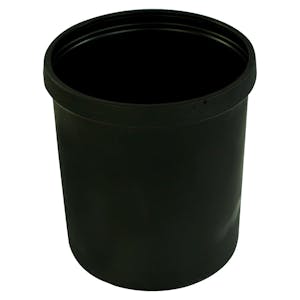 20 Gallon Black Heavy Weight Tamco® Tank - 19" Dia. x 22" Hgt. (Cover Sold Separately)