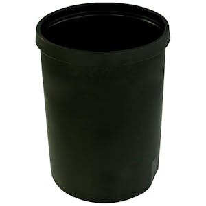 25 Gallon Black Heavy Weight Tamco® Tank - 19" Dia. x 26" Hgt. (Cover Sold Separately)
