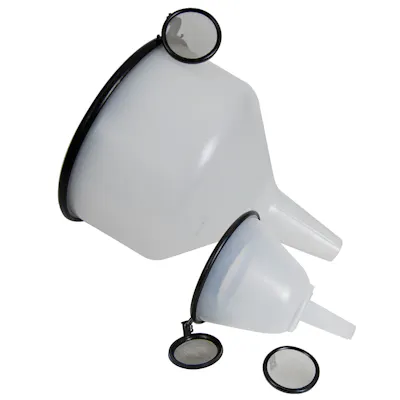 Extra Heavy Duty Funnels with Anti Splash Ring