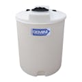 Gemini® 120 Gallon Natural LLDPE Dual Containment Tank (1.5 Specific Gravity) with Domed Top & 8" Twist Lid - 33" Dia. x 47" Hgt.