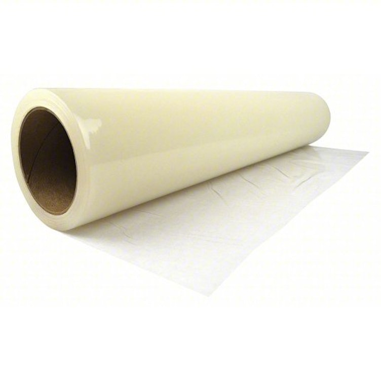 24" W x 200' L x 2.5 mil Thick Clear Polyethylene Heavy-Duty Premium Carpet Protection Film
