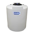 Gemini® 320 Gallon Natural LLDPE Dual Containment Tank (1.9 Specific Gravity) with Domed Top & 16" Twist Lid - 48" Dia. x 60-1/2" Hgt.