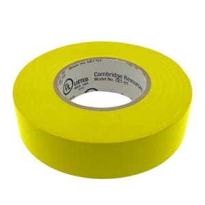 3/4" W x 22 Yd. L x 7 mil Thick Yellow Vinyl Electrical Tape  - Package of 6