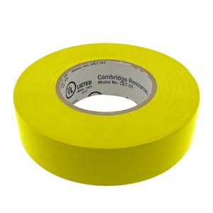 3/4" W x 22 Yd. L x 7 mil Thick Yellow Vinyl Electrical Tape - Package of 6