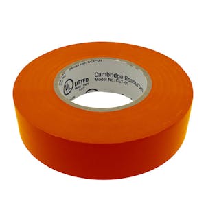 3/4" W x 22 Yd. L x 7 mil Thick Orange Vinyl Electrical Tape  - Package of 6