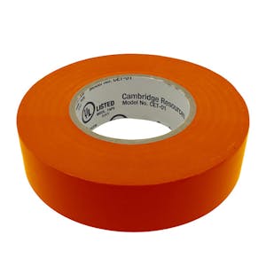 3/4" W x 22 Yd. L x 7 mil Thick Orange Vinyl Electrical Tape - Package of 6