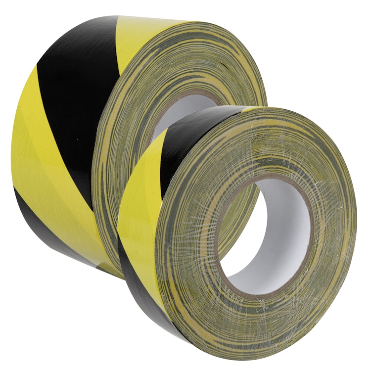 Heavy-Duty Striped Hazard Duct Tape