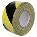 3" W x 60 yd. L x 11.8 mil Thick Black & Yellow Striped Heavy-Duty Hazard Duct Tape