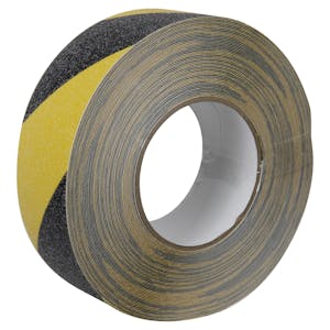 2" W x 20 yd. L x 32 mil Thick Black & Yellow Striped Non-Skid Safety Tape