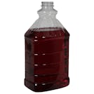 Ribbed Oblong Beverage Bottle with Tapered Shoulder