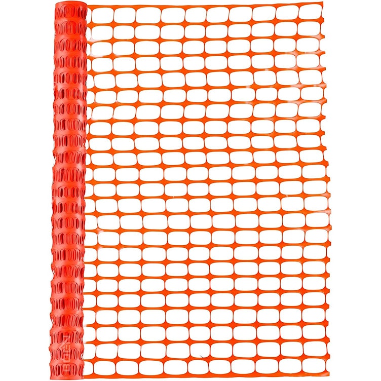 4' W x 100' L Orange Temporary Plastic Fencing