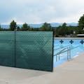 4' W x 50' L Green HDPE Privacy Netting
