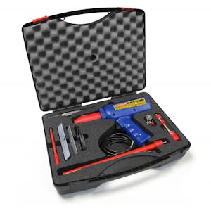 Handheld Trigger-Operated High-Frequency Spark Tester with 6" Probe, Carrying Case & Accessories
