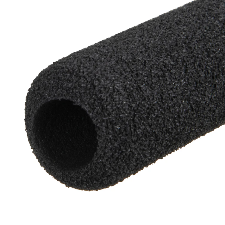 1/2" ID x 4-1/2" L Black Straight NPVC Foam Grip for 5/8" Dia. Bar