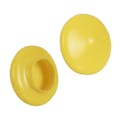 0.680" ID x 1.310" OD Yellow Vinyl Flange Cover