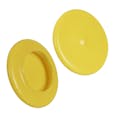 1.000" ID x 1.620" OD Yellow Vinyl Flange Cover