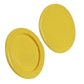 2.180" ID x 2.860" OD Yellow Vinyl Flange Cover