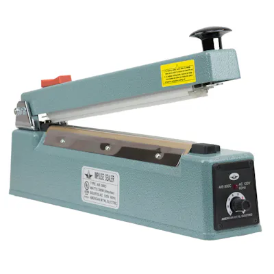 12" AIE 300C Series Manual Impulse Sealer with Trimmer