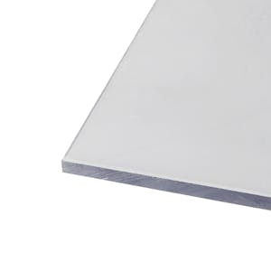 0.093" (2.4mm) x 12" x 12" Clear LEXAN™ 9034 Polycarbonate Sheet