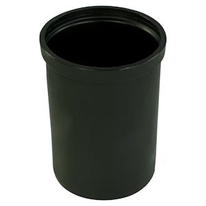 10 Gallon Black Heavy Weight Tamco® Tank - 13" Dia. x 19" Hgt. (Cover Sold Separately)