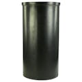 80 Gallon Black LLDPE Cylindrical Tamco® Heavy-Wall Graduated Tank with External Flange - 24" Dia. x 48" Hgt. (Cover Sold Separately)