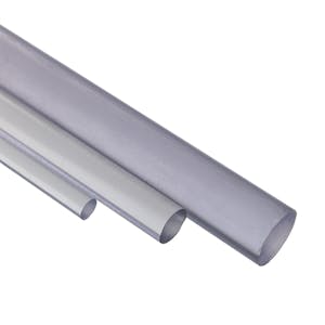 Kunststoffplatte Polycarbonat transparent klar 1,5x194x320 mm, Polycarbonat/Lexan, Kunststoffe