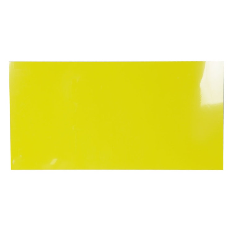 0.02" x 5" x 20" Yellow PVC Shim - Package of 10