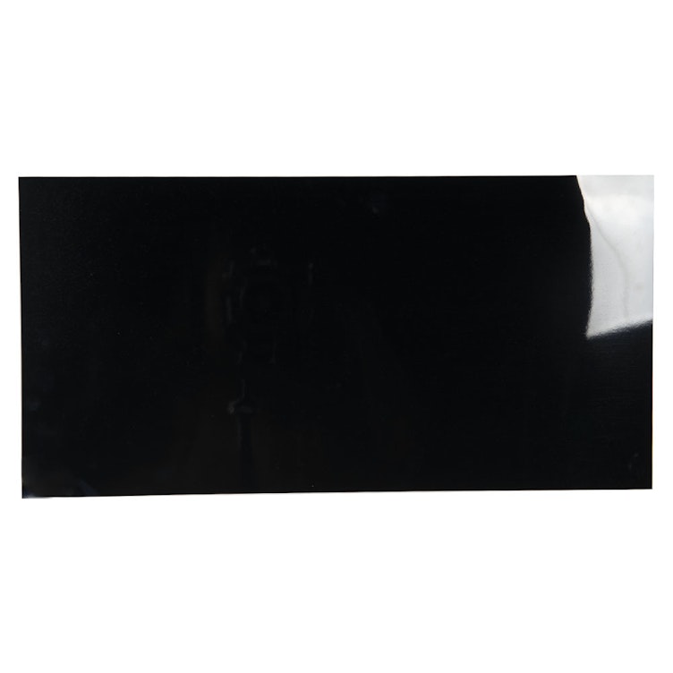 0.0125" x 5" x 20" Black PVC Shim - Package of 10