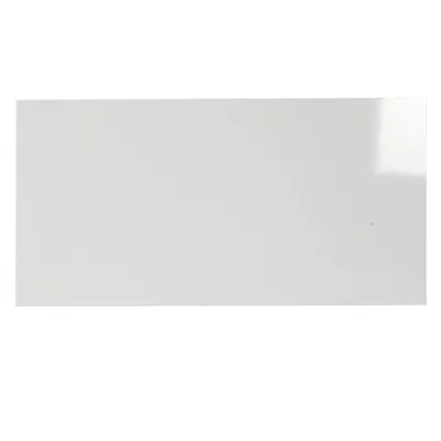 0.025" x 5" x 20" White PVC Shim