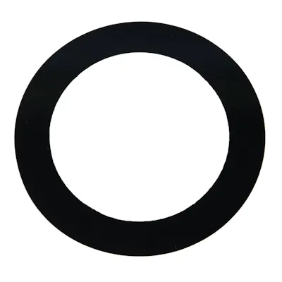 0.0125" x 3/8" ID x 5/8" OD Black PVC Arbor Shim - Package of 10