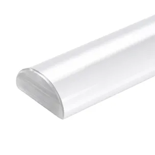 Clear Extruded Half Round Rod