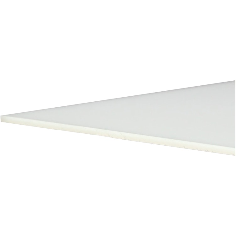 0.125" (3.2mm) x 48" x 96" White 7328 Translucent Acrylic Sheet