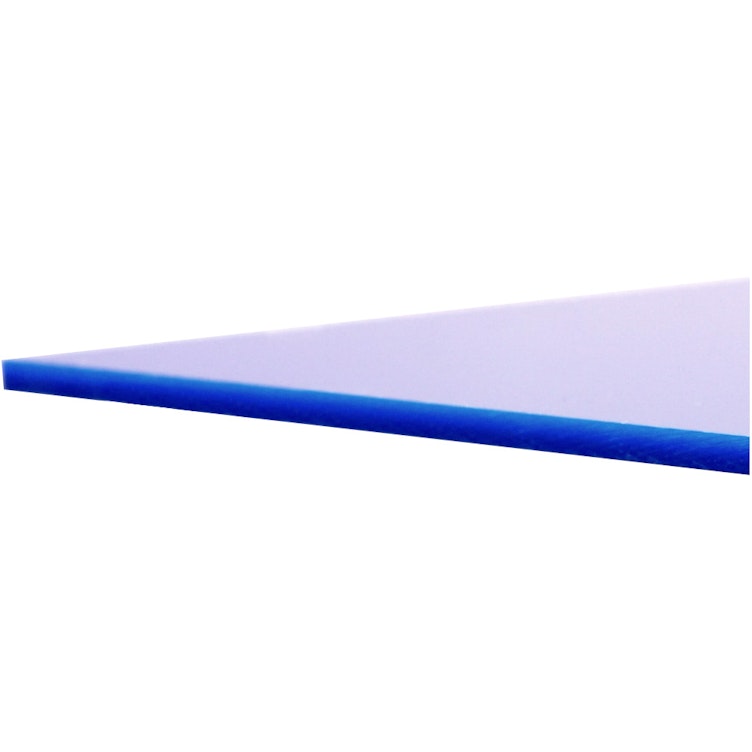 0.125" (3.2mm) x 24" x 48" Blue 2050 Translucent Acrylic Sheet