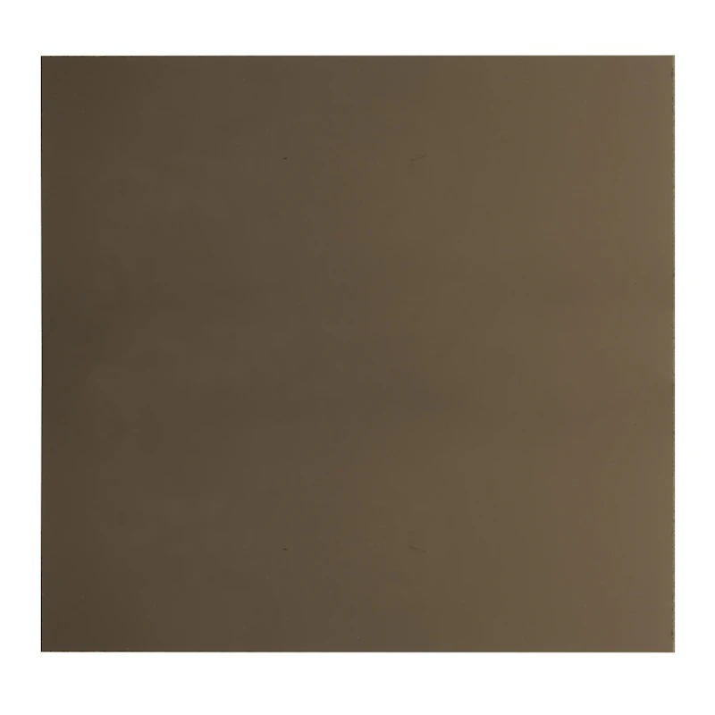 0.250" (6.4mm) x 48" x 48" Bronze 2370 Transparent Acrylic Sheet