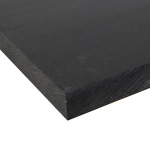 1/16" x 12" x 12" Black Acetron® GP Acetal Sheet