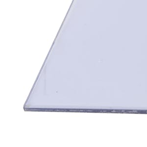 1/8" x 12" x 24" Clear PVC Sheet with Blue Tint