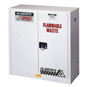 30 Gallon Self-Close Justrite® Sure-Grip® EX Cabinet for Flammable Waste