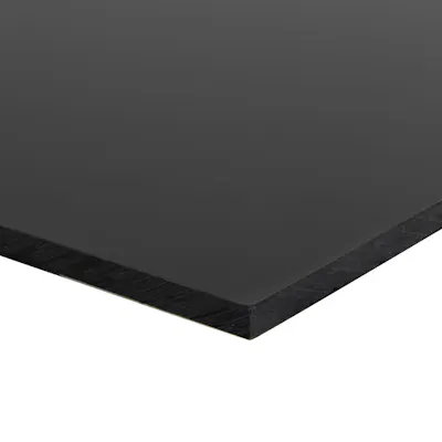 1/8" x 48" x 96" Black HDPE Sheet