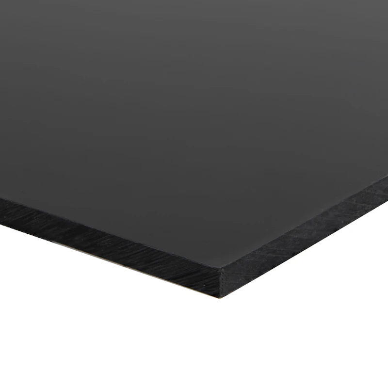 1" x 12" x 12" Black HDPE Sheet